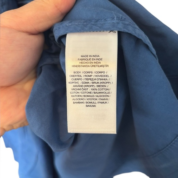 Lauren Ralph Lauren Women Trench Coat Navy Blue Plus Size 16 - Picture 5 of 7